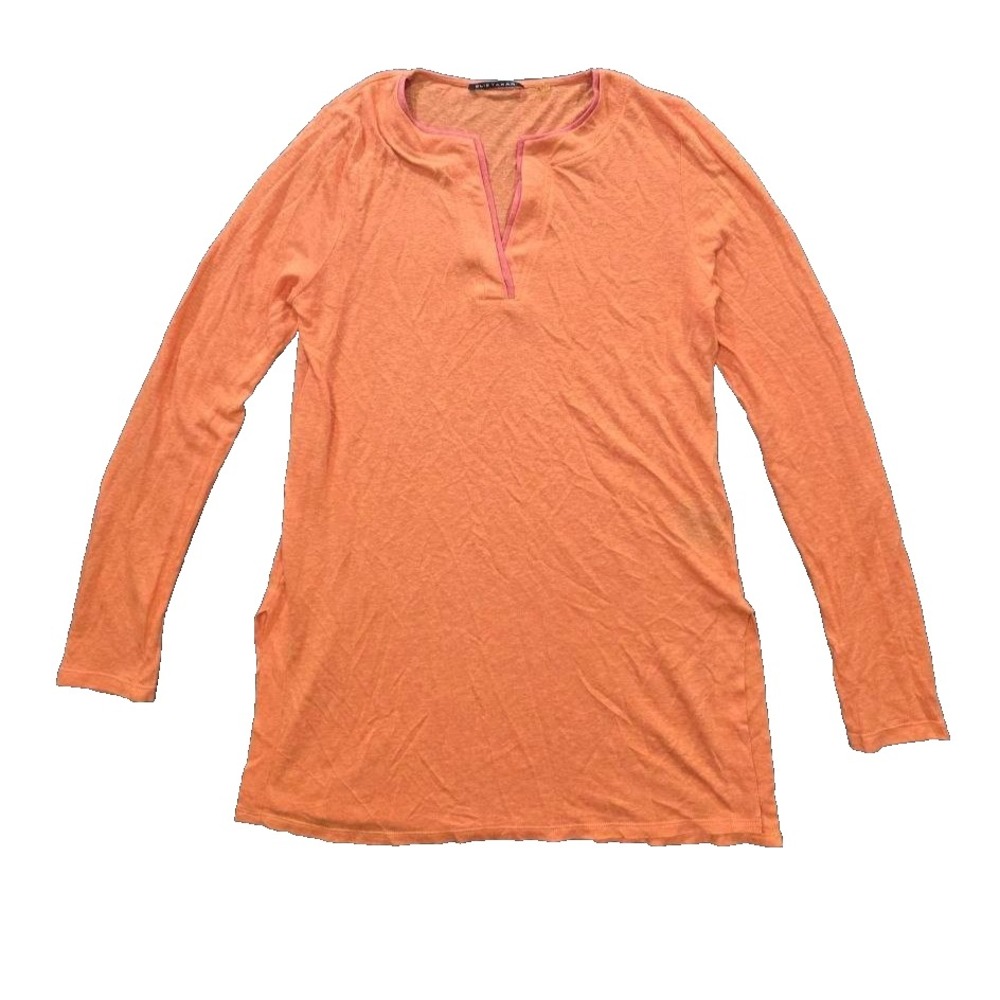 Elie Tahari Size Small Jackie Tunic Top in Harem babydoll Orange A011507